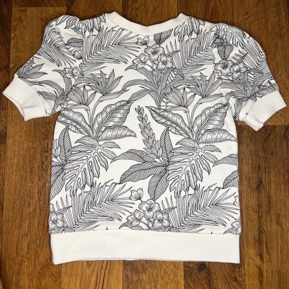 Janie and Jack Palm French Terry Sweatshirt size 6 girls - Picture 2 of 4